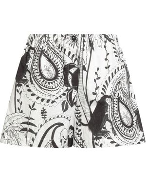 Alanui Shorts & Bermuda Shorts Linen, Cotton - White