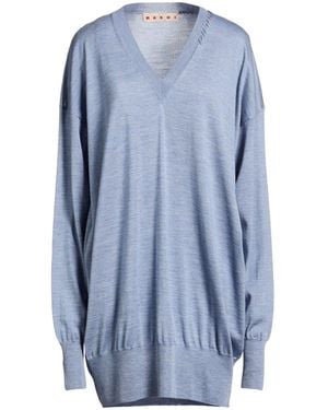 Marni Light Sweater Virgin Wool, Silk - Blue