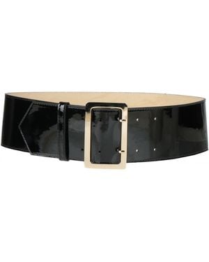 Liu Jo Belt Polyurethane, Zamak, Polyester, Cotton - Black