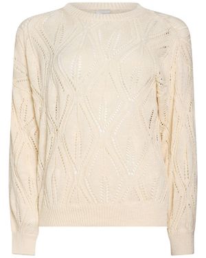 Eleventy Sweater Cotton, Linen, Polyester - Natural