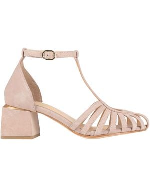 CafeNoir Sandals Leather - Pink