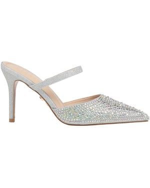 Twenty Four Haitch Mules & Clogs Synthetic Material - White
