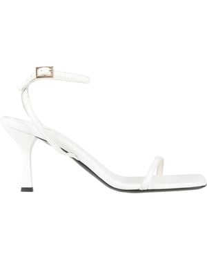 Semicouture Sandals Leather - White