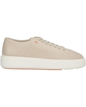Santoni Trainers - Natural