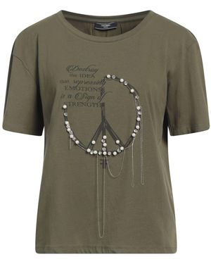 Fracomina T-Shirt Cotton, Elastane - Green