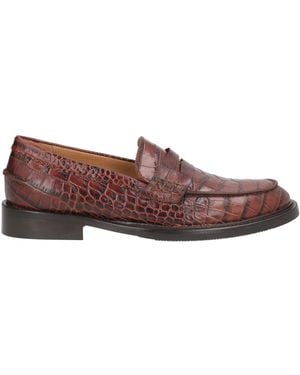 Anna F. Loafers Leather - Brown