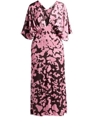 Liviana Conti Maxi Dress Viscose, Elastane - Red