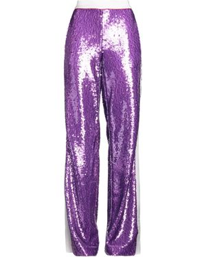 Iceberg Trousers Polyester, Acetate, Viscose - Purple