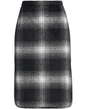 N°21 Midi Skirt Polyester, Wool, Elastane - Black