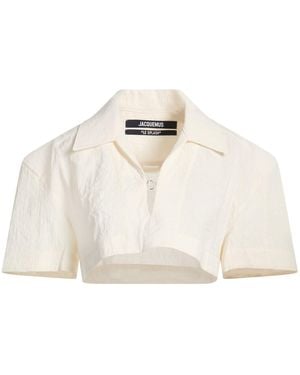 Jacquemus Top Hemp, Cotton - White