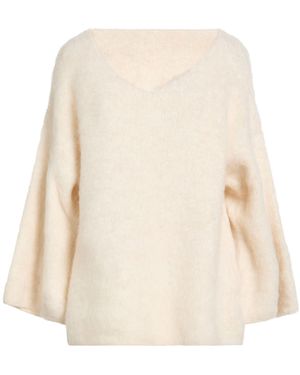 Soallure Sweater Acrylic, Polyamide, Mohair Wool, Wool, Elastane - Natural