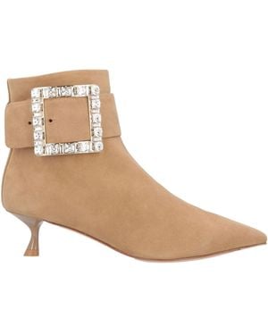 Roger Vivier Ankle Boots - Natural