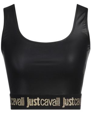 Just Cavalli Top Polyamide, Elastane, Polyurethane Resin - Black