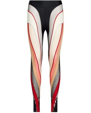 Mugler Leggings - Rosso