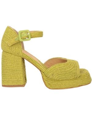 Castañer Espadrilles Textile Fibers - Yellow