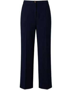 Elena Miro Trousers Polyester, Elastane - Blue
