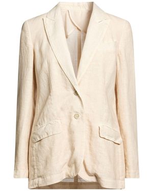 120% Lino Blazer Linen - Natural