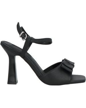 CafeNoir Sandals Leather - Black