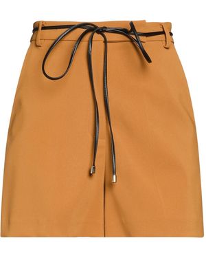 Patrizia Pepe Camel Shorts & Bermuda Shorts Polyester, Elastane - Orange
