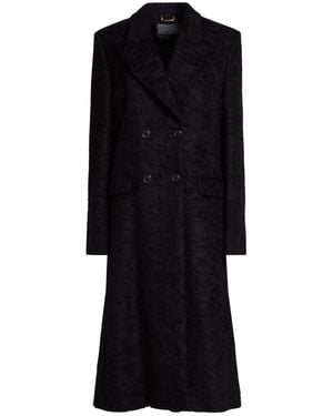 Alberta Ferretti Coat Alpaca Wool, Virgin Wool - Black