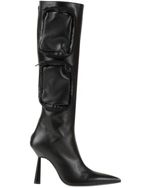 Gia Borghini Boot Leather - Black