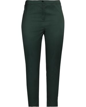 Marina Rinaldi Trousers Cotton, Elastomultiester - Green