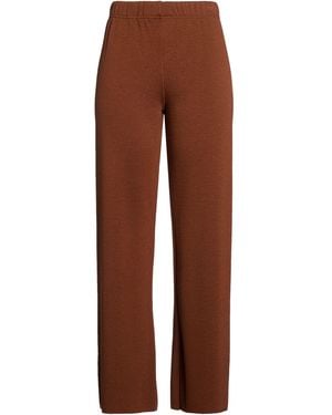 Gai Mattiolo Love To Love Trousers Wool, Acrylic - Brown