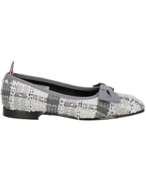 Thom Browne Ballet Flats Textile Fibres - Grey