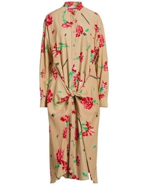 Moschino Midi Dress Cupro, Cotton - White