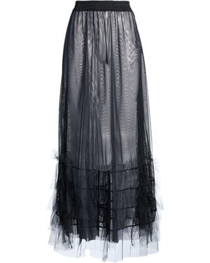 Soallure Maxi Skirt Polyester - Gray