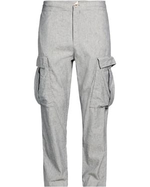 Crossley Light Trousers Linen, Cotton, Recycled Cotton - Grey
