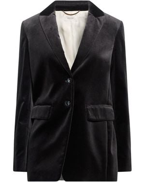 Agnona Blazer Cotton, Elastane - Black