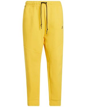 Nike Pants Cotton, Polyester - Yellow