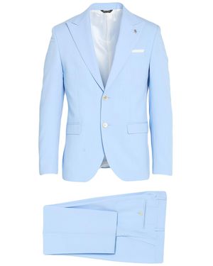 Berry & Brian Suit Polyester, Viscose, Elastane - Blue
