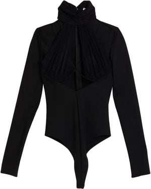ALESSANDRO VIGILANTE 売れ筋商品|||アレッサンドロ ヴィジランテ Tシャツ トップス レディース Bodysuits Black ALESSANDRO VIGILANTE Bodysuits for Women | Online Sale up to