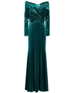 ATELIER LEGORA Maxi Dress Polyester, Viscose - Green