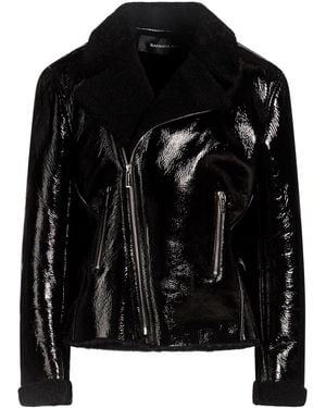 Barbara Bui Shearling- & Kunstfell - Schwarz