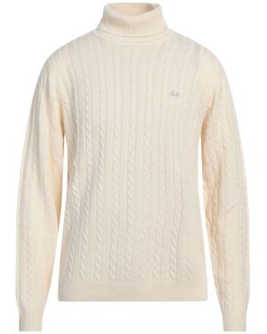 Sun 68 Turtleneck - White