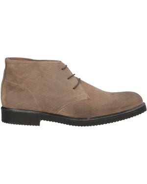 Calpierre Khaki Ankle Boots Leather - Brown