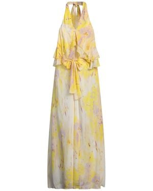 MSGM Maxi Dress Viscose - Metallic