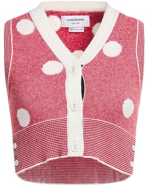 Thom Browne Cardigan Cashmere - Pink
