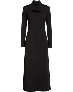 SIMONA CORSELLINI Midi Dress Polyester, Elastane - Black