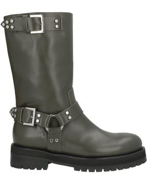 Dondup Military Ankle Boots Leather - Green