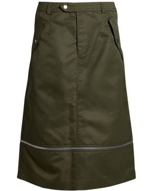 VAQUERA Military Midi Skirt Polyamide - Green