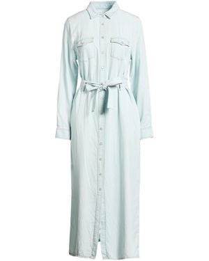 Semicouture Sky Maxi Dress Lyocell - Blue