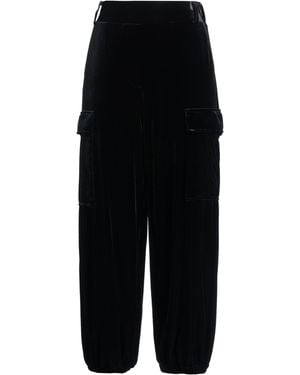 Compagnia Italiana Trousers Polyester, Elastane - Black