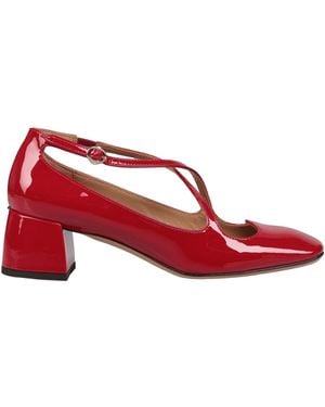 A.Bocca Court Shoes Leather - Red