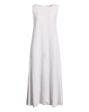 Robert Friedman Light Maxi Dress Linen - White