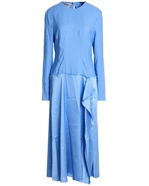 Moschino Light Maxi Dress Polyester, Elastane - Blue