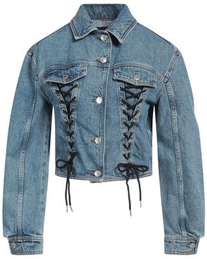 Maje Denim Outerwear Cotton, Lyocell, Polyester - Blue